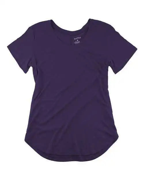 Boxercraft T61 Womens at Ease Scoop Neck T-shirt - Purple