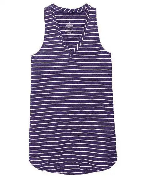 Boxercraft T89 Women’s Margo Tank - Purple Stripe