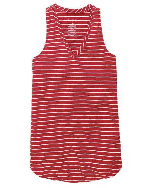 Boxercraft T89 Women’s Margo Tank - Red Stripe