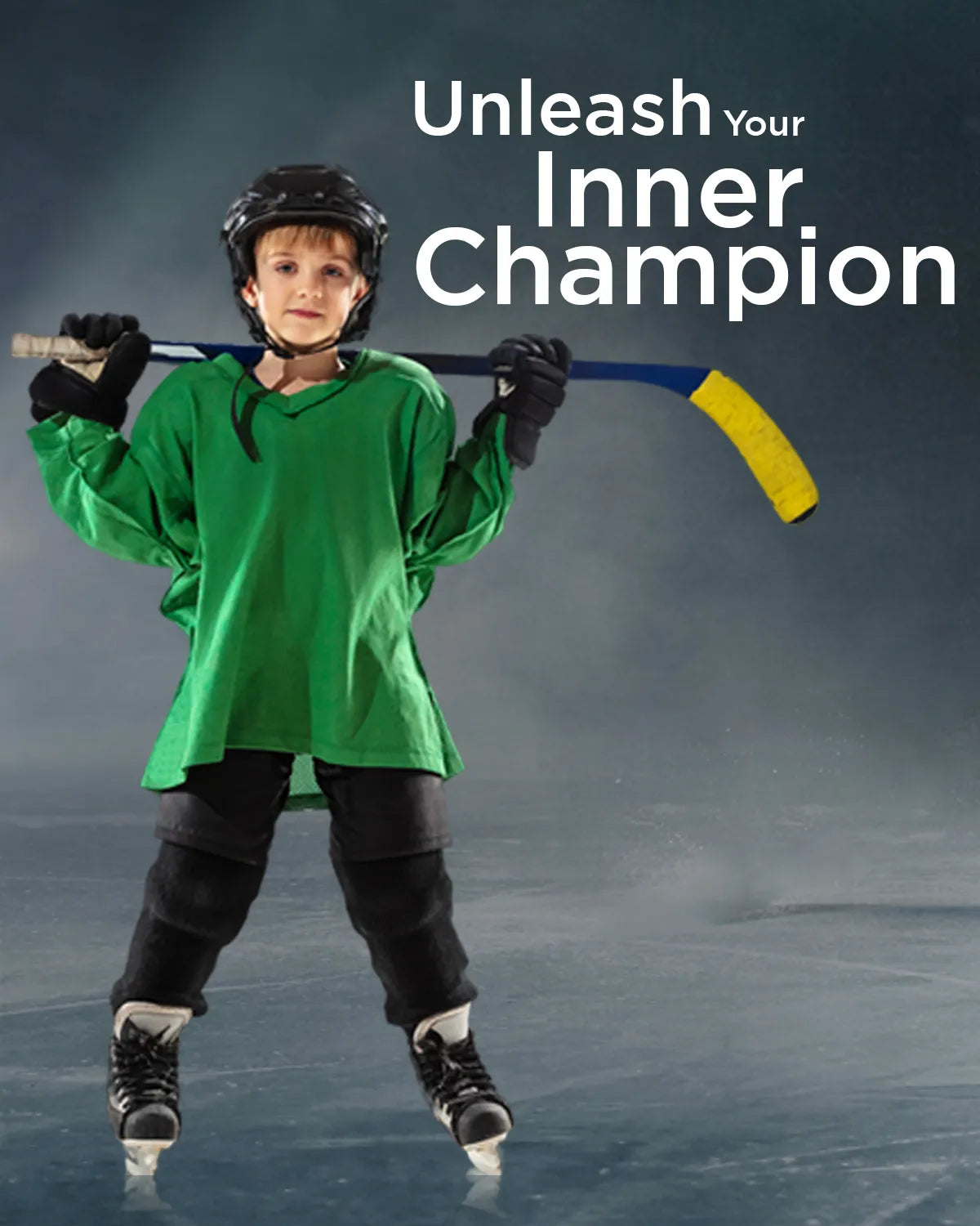 Boys Black Hockey Practice Jersey (youth)