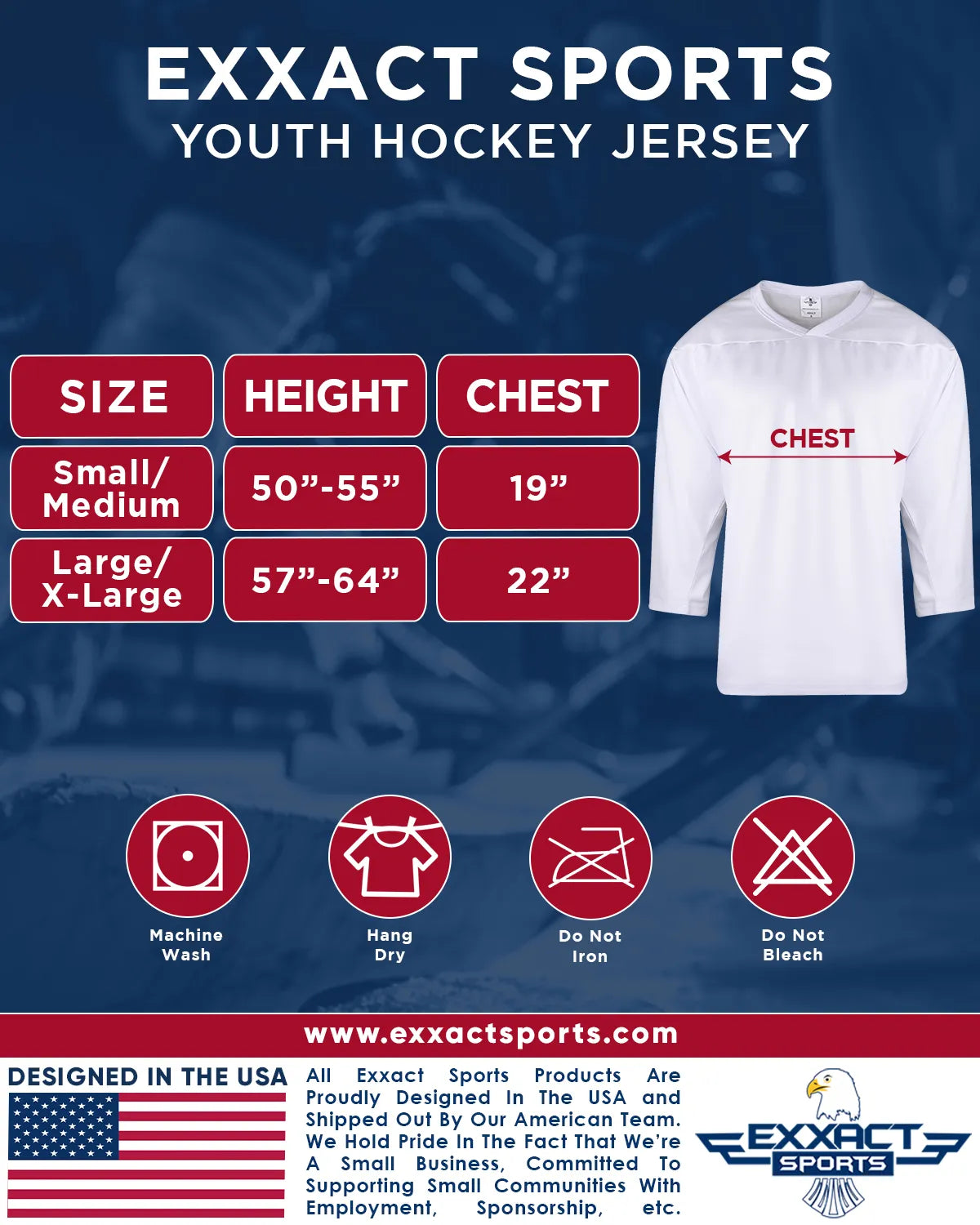 Boys Silver Hockey Practice Jersey (youth)