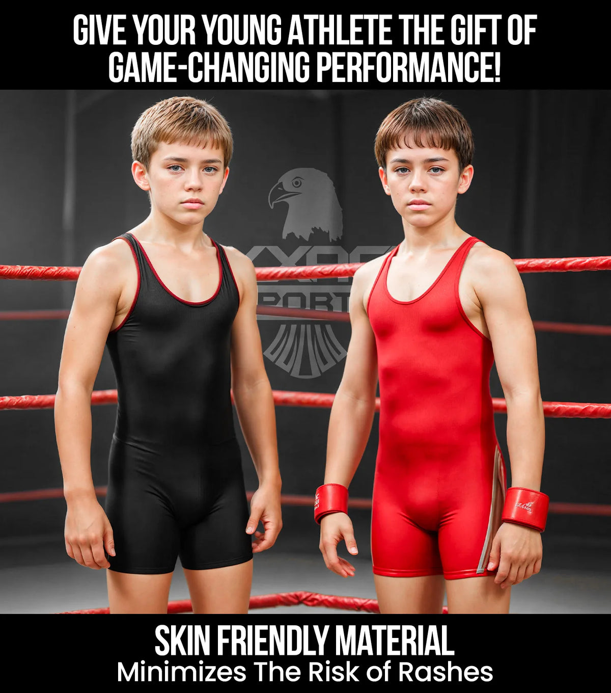 Boys Youth Sublimated Wrestling Singlets (gladiator)