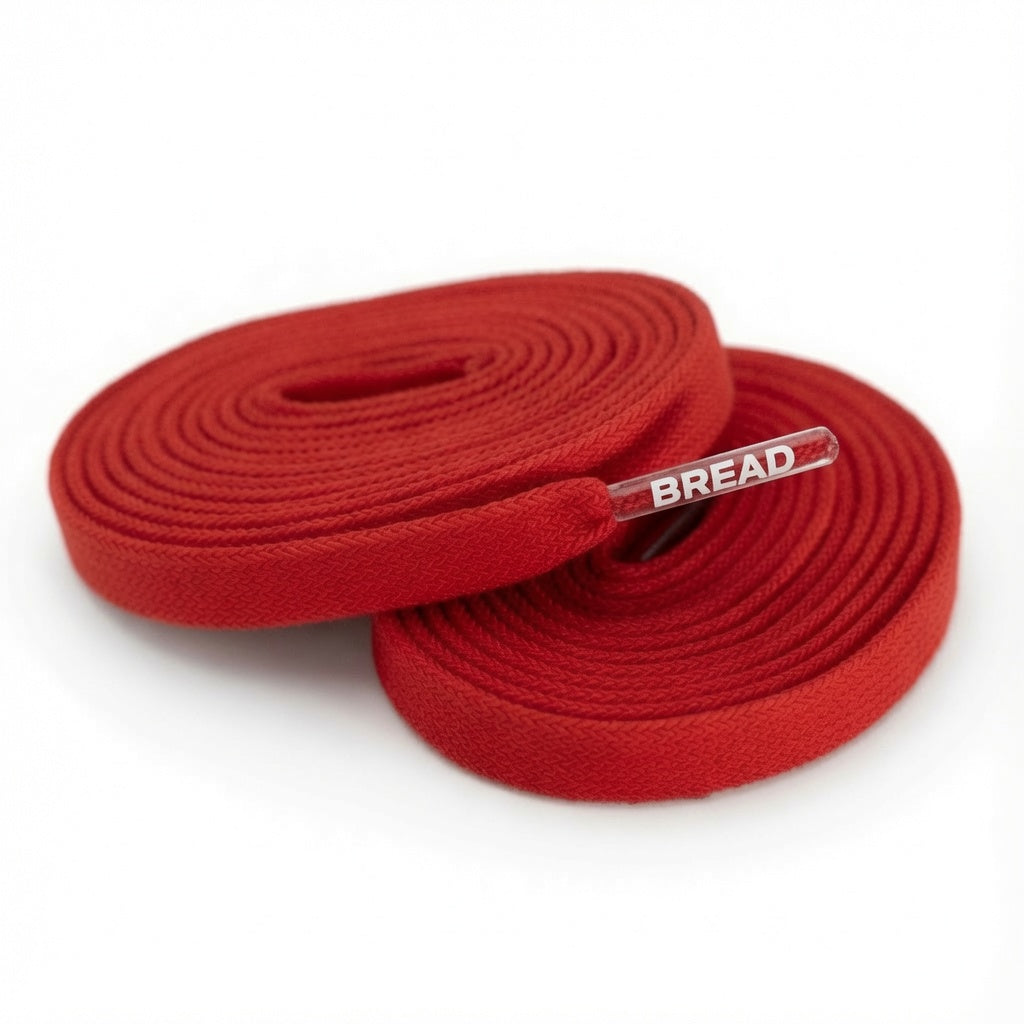 Bread Elastic Shoelace - Bold Red