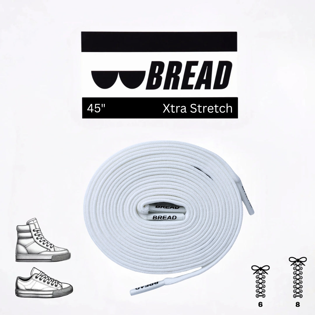 Bread Elastic Shoelace - Cloud White