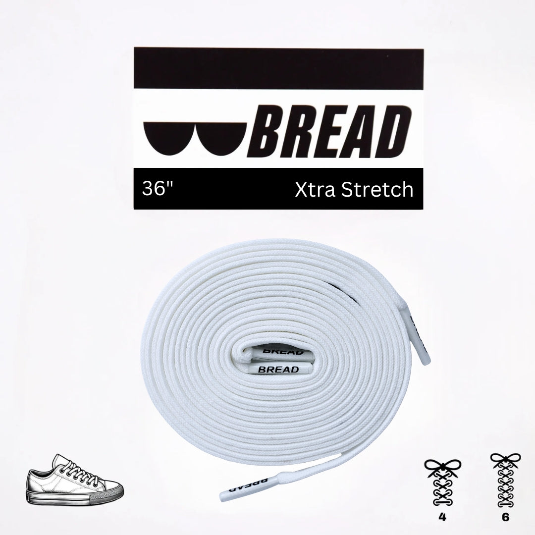 Bread Elastic Shoelace - Cloud White