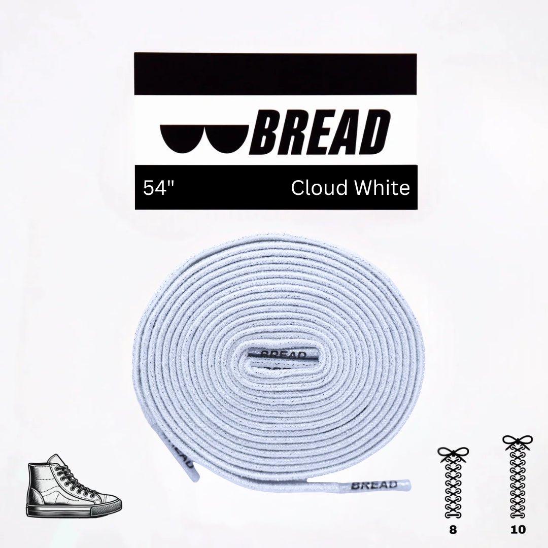 Bread Elastic Shoelace - Cloud White