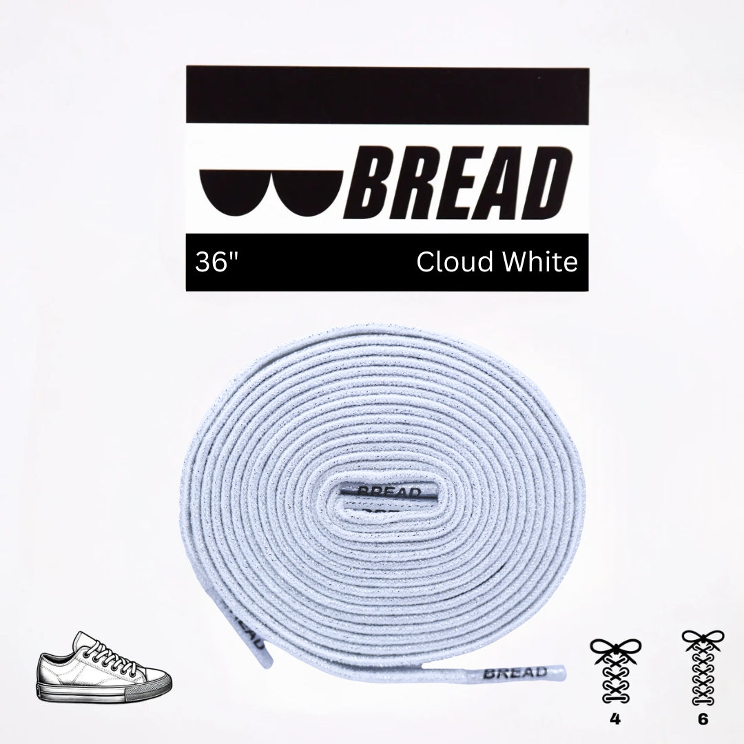 Bread Elastic Shoelace - Cloud White
