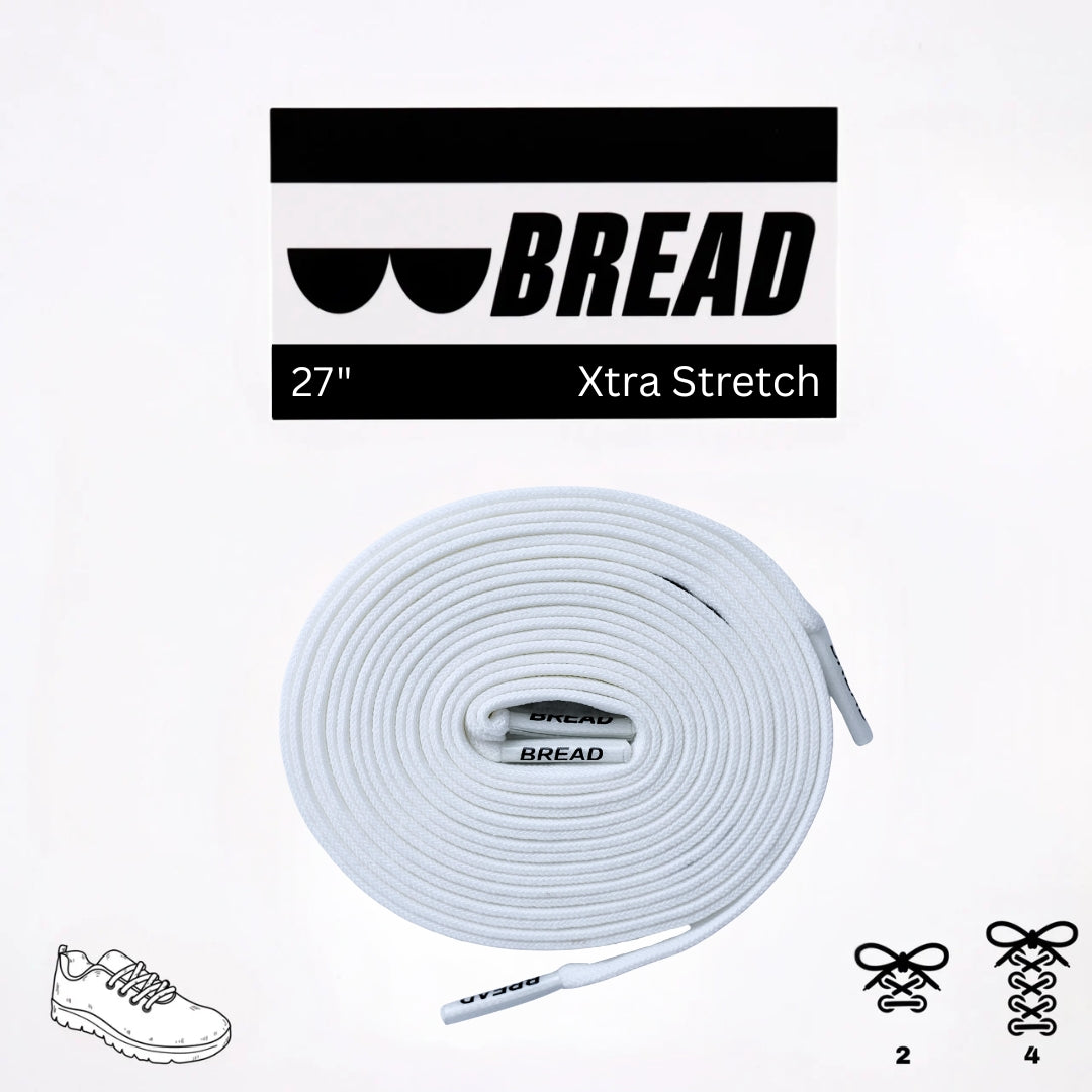 Bread Elastic Shoelace - Cloud White