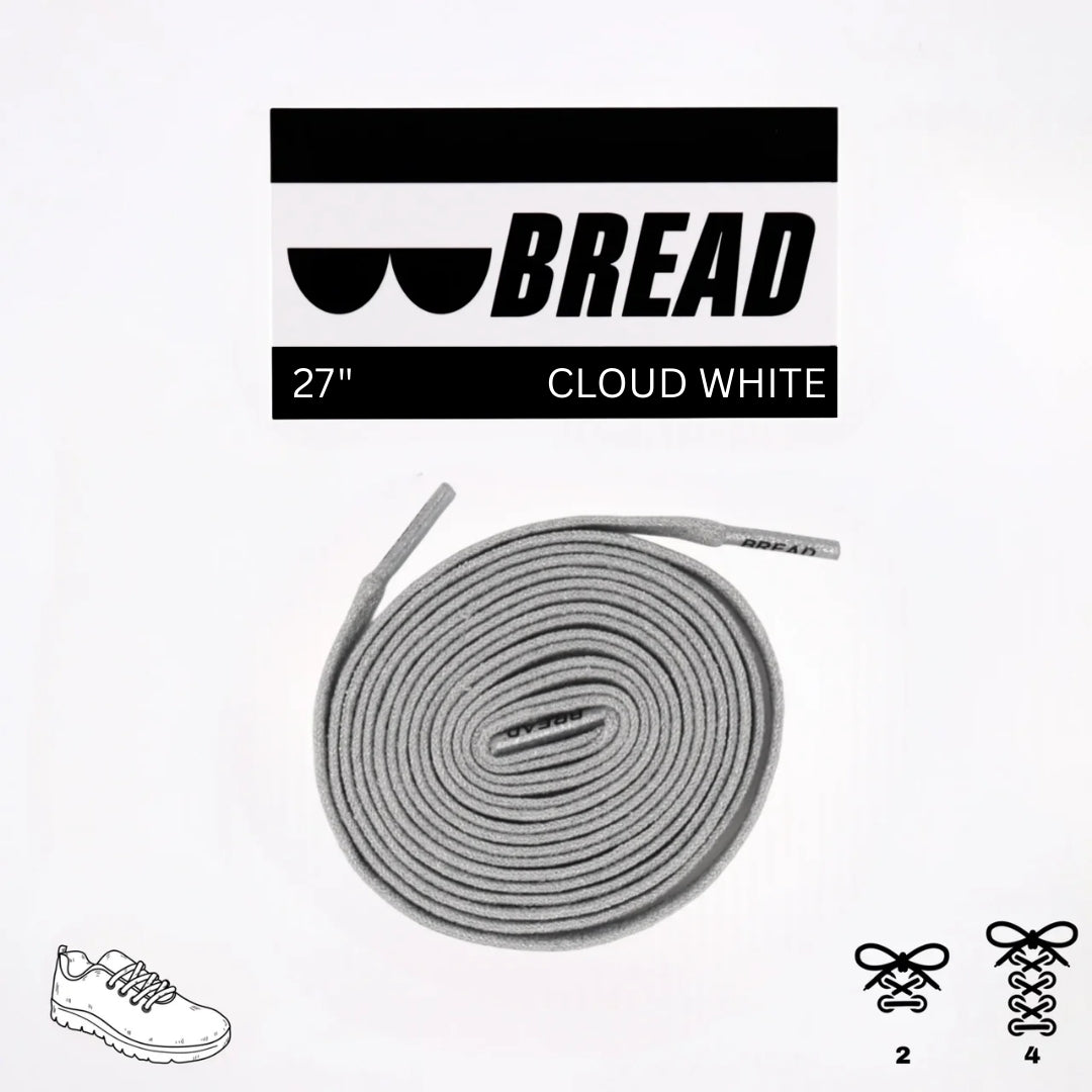 Bread Elastic Shoelace - Cloud White