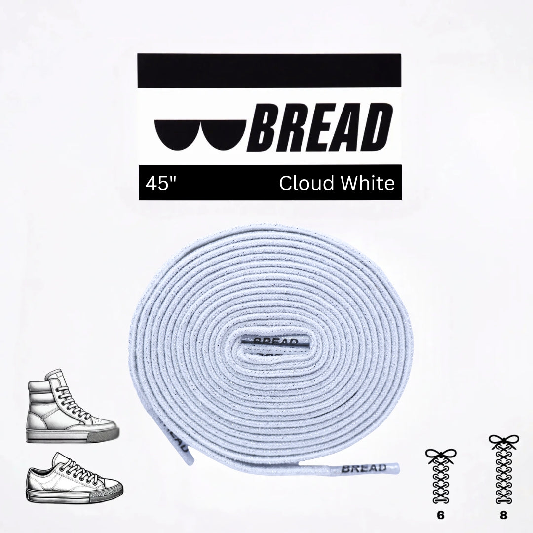 Bread Elastic Shoelace - Cloud White