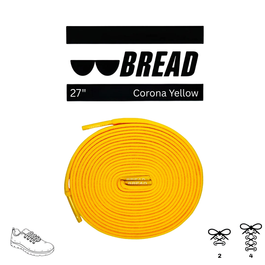 Bread Elastic Shoelace - Corona Yellow - 27’’
