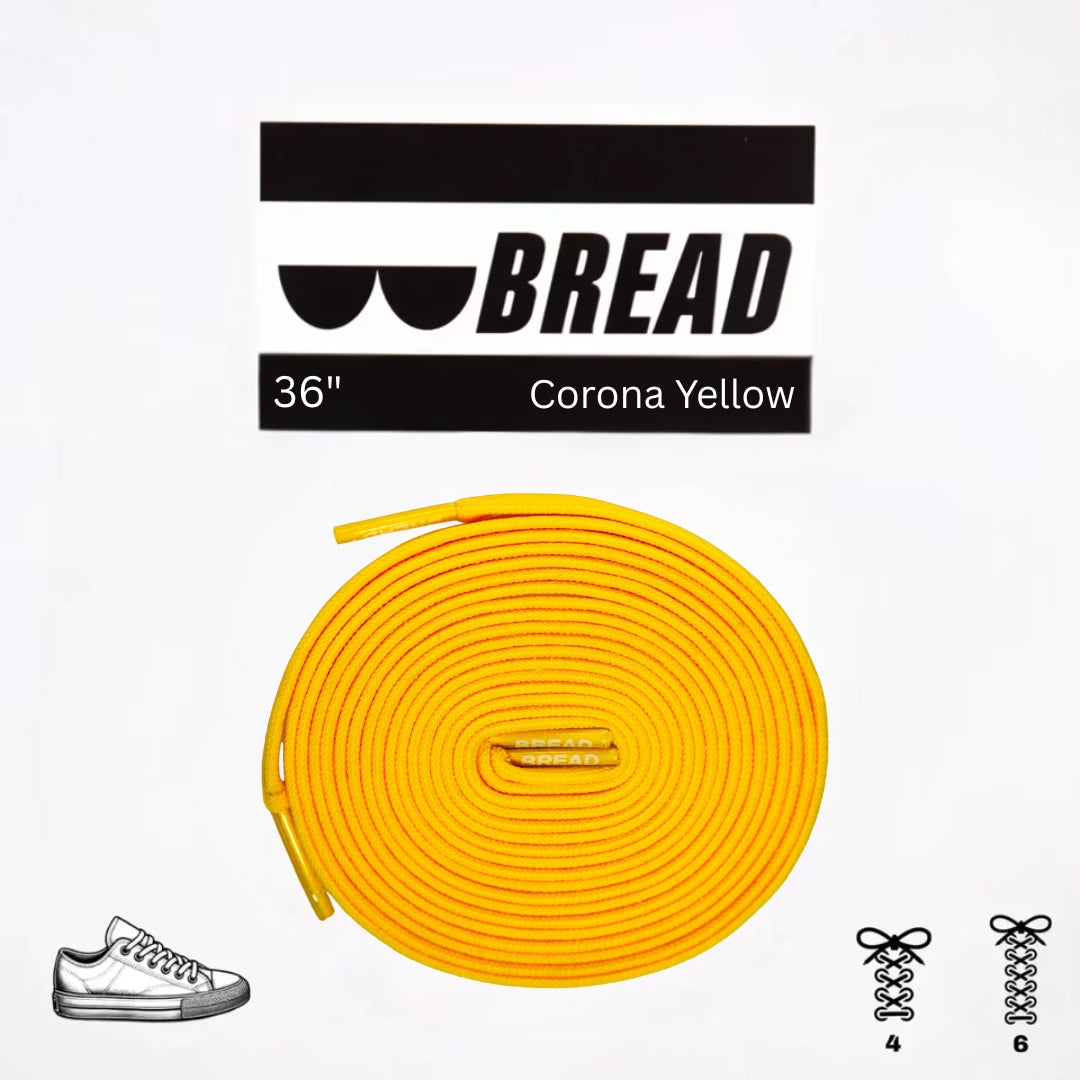 Bread Elastic Shoelace - Corona Yellow - 36’’
