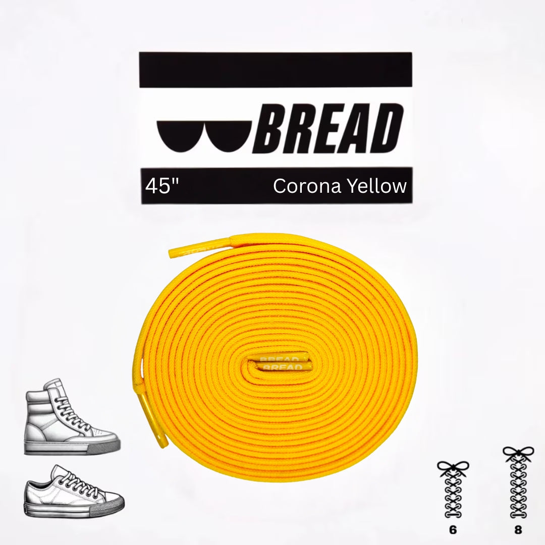 Bread Elastic Shoelace - Corona Yellow - 45’’