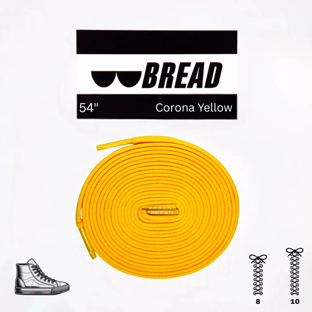 Bread Elastic Shoelace - Corona Yellow - 54’’