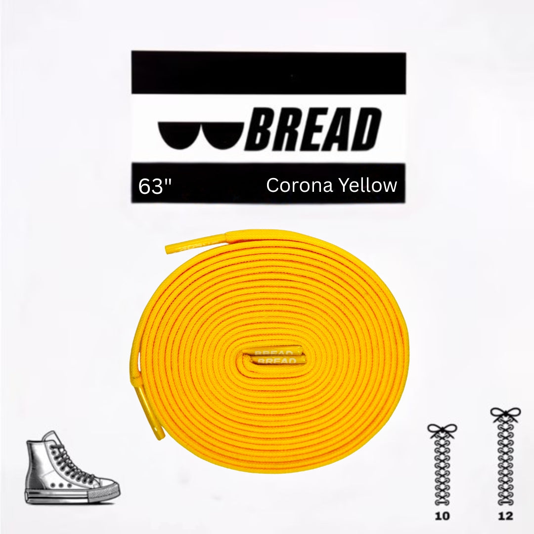Bread Elastic Shoelace - Corona Yellow - 63’’