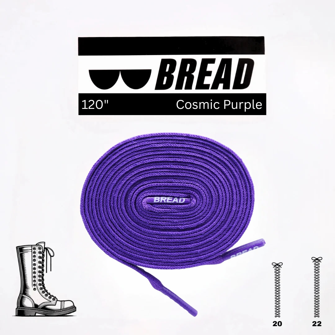 Bread Elastic Shoelace - Cosmic Purple - 120’’