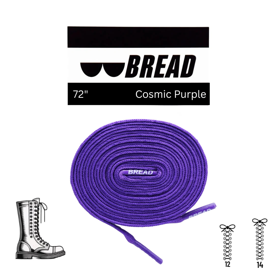 Bread Elastic Shoelace - Cosmic Purple - 72’’