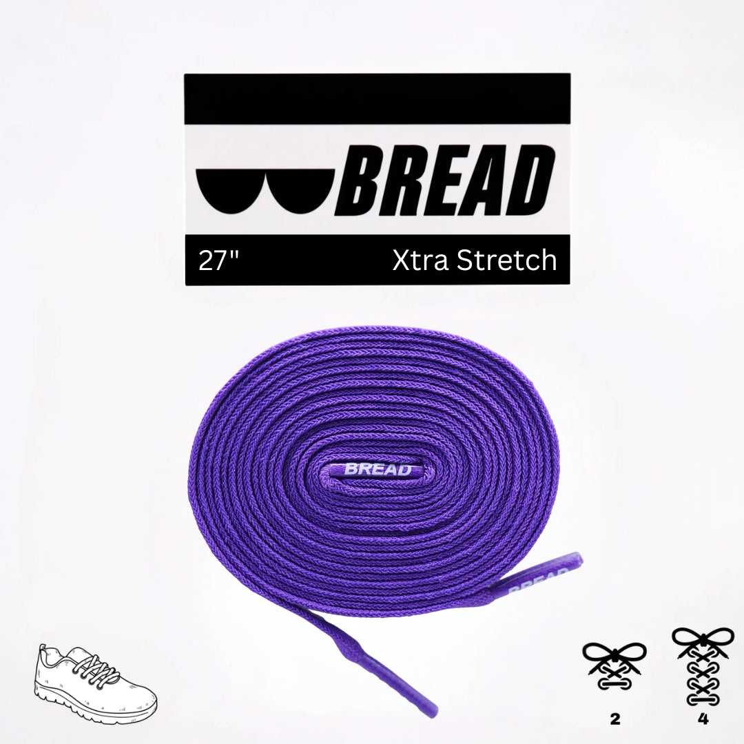 Bread Elastic Shoelace - Cosmic Purple