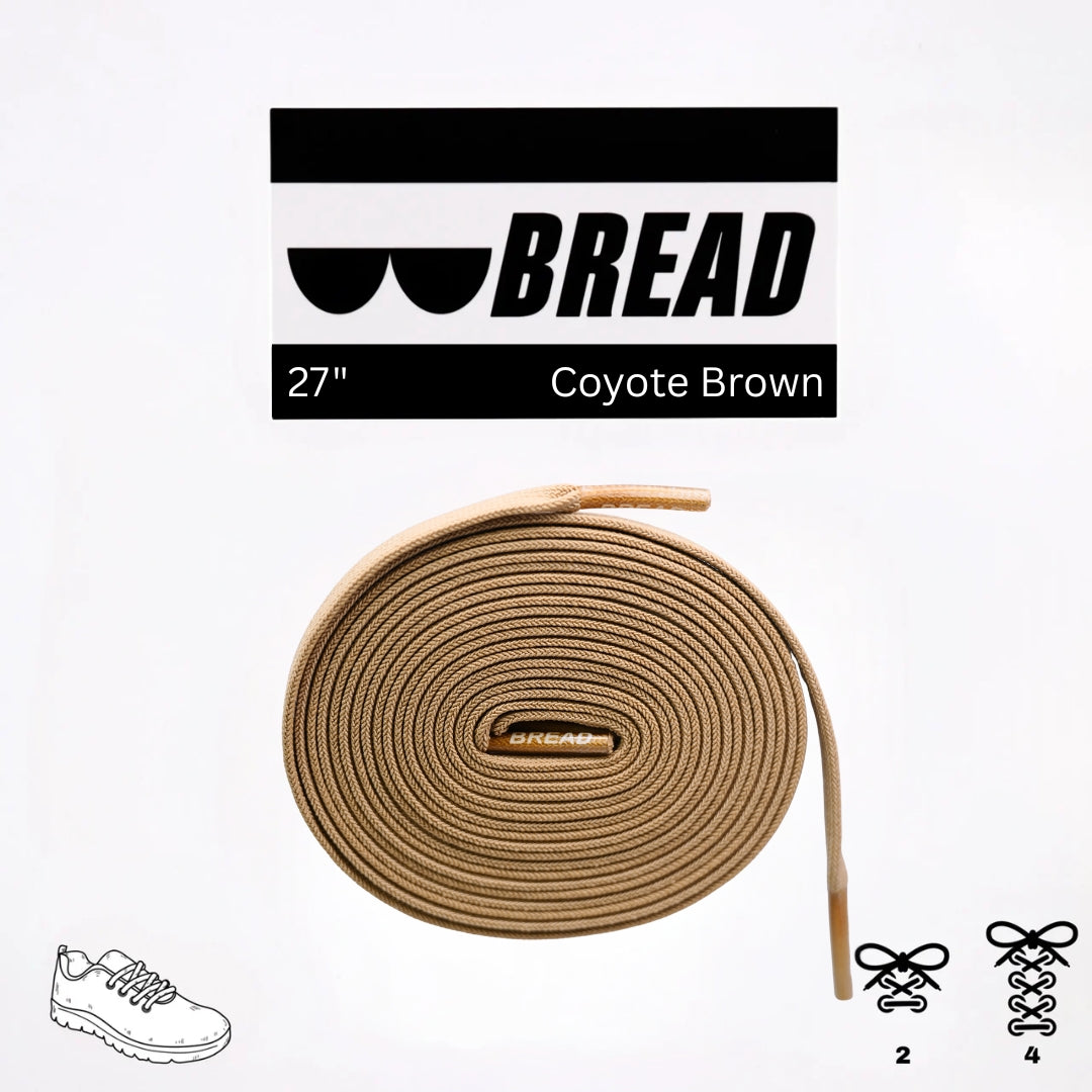 Bread Elastic Shoelace - Coyote Brown