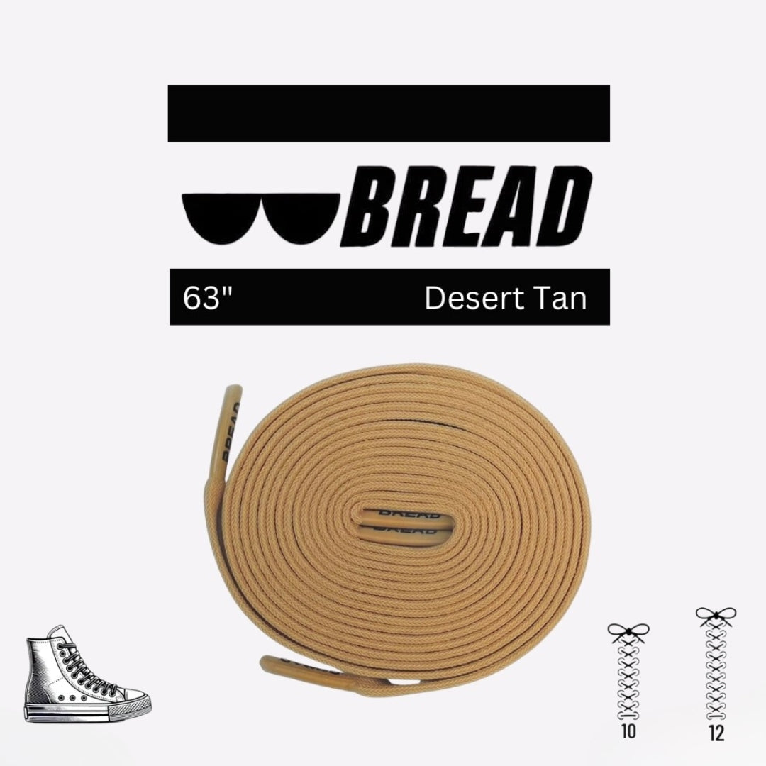 Bread Elastic Shoelace - Desert Tan - 63’’