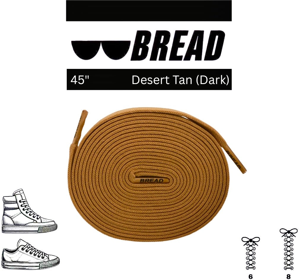 Bread Elastic Shoelace - Desert Tan (dark)