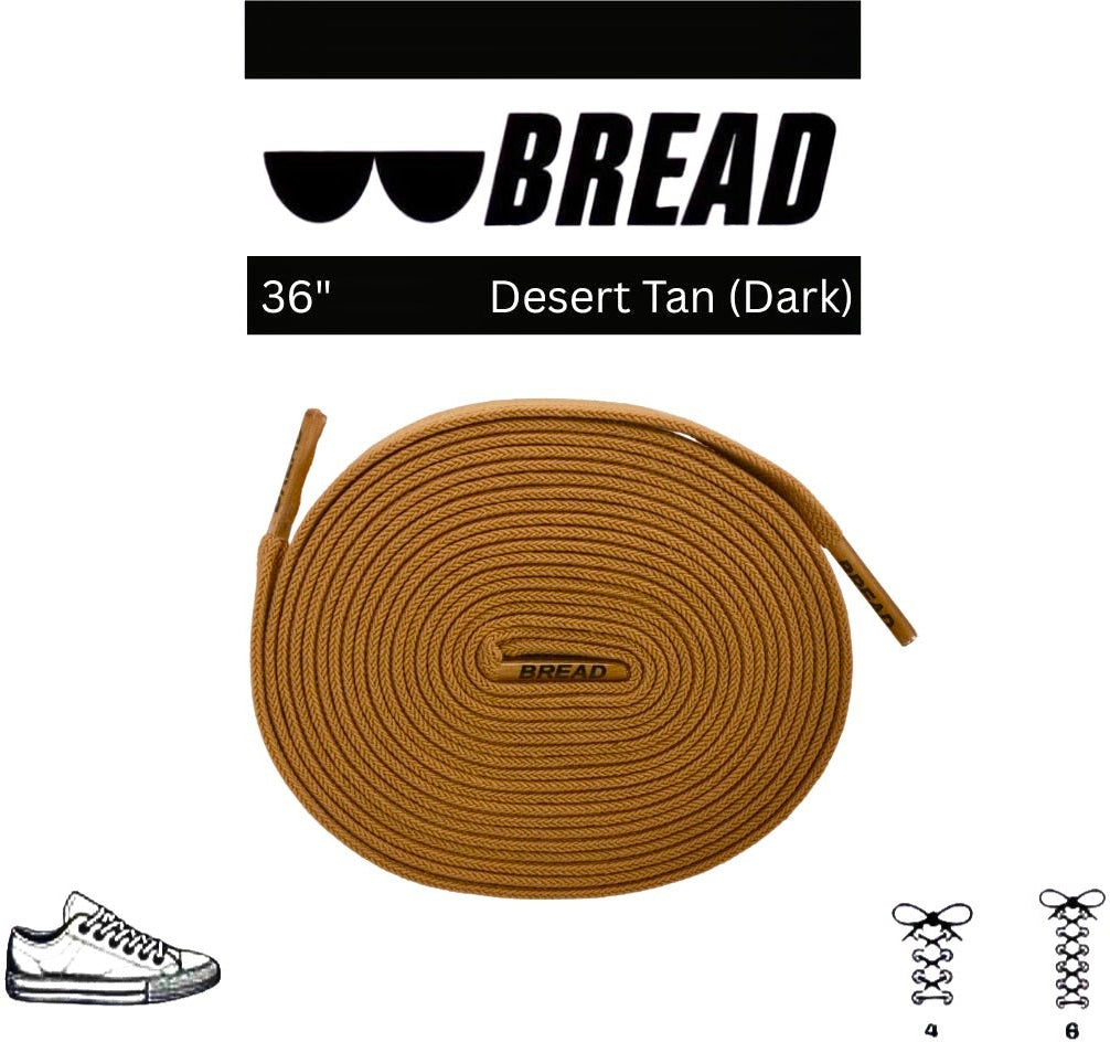 Bread Elastic Shoelace - Desert Tan (dark)