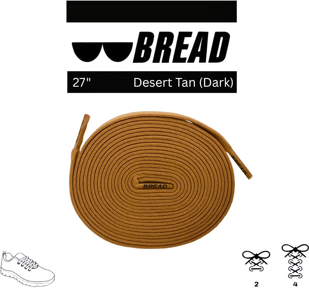 Bread Elastic Shoelace - Desert Tan (dark)