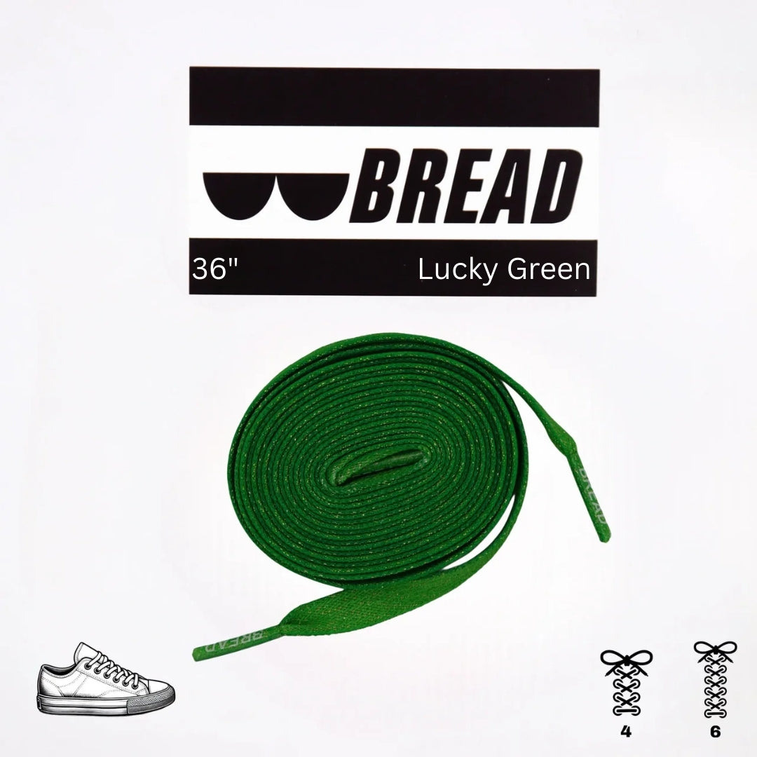 Bread Elastic Shoelace - Lucky Green