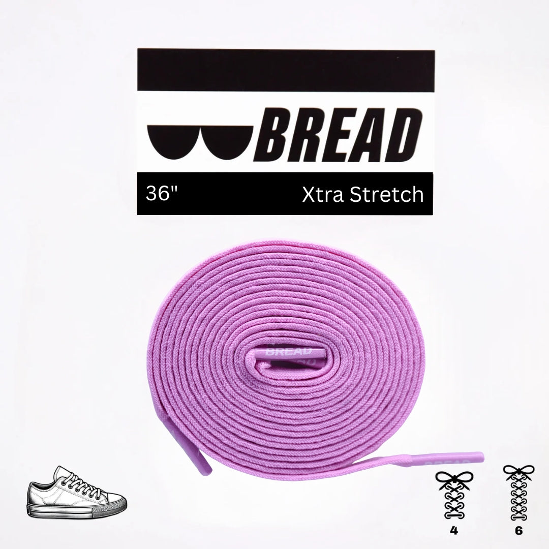 Bread Elastic Shoelace - Pretty Pink