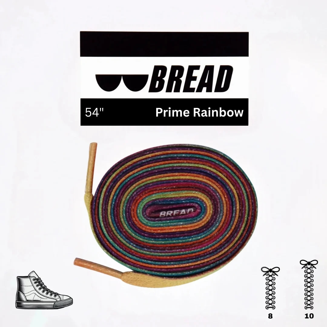 Bread Elastic Shoelace - Prime Rainbow