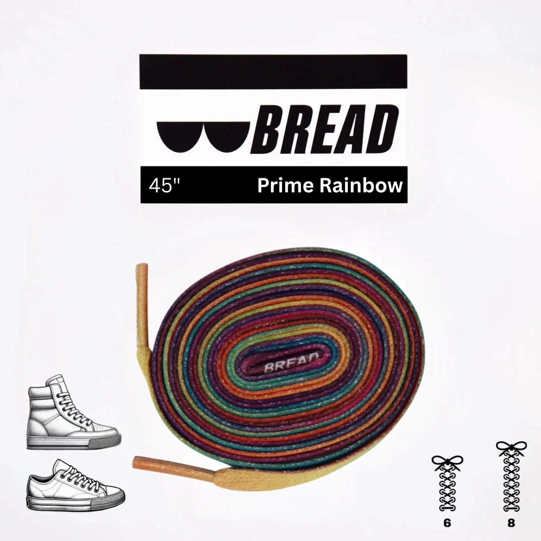 Bread Elastic Shoelace - Prime Rainbow
