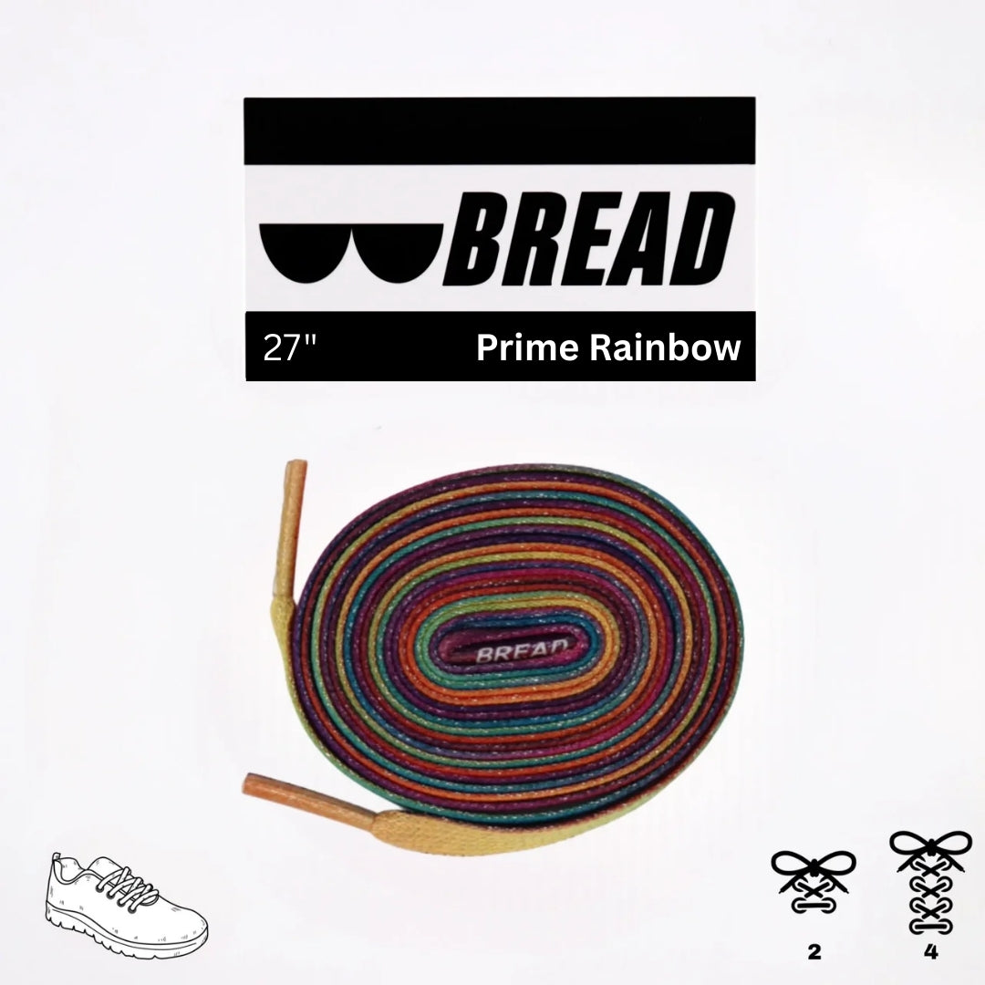 Bread Elastic Shoelace - Prime Rainbow