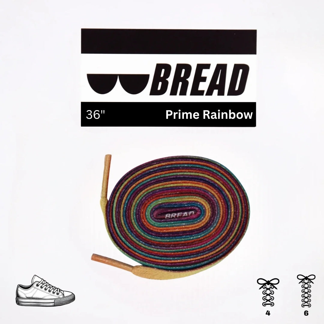 Bread Elastic Shoelace - Prime Rainbow