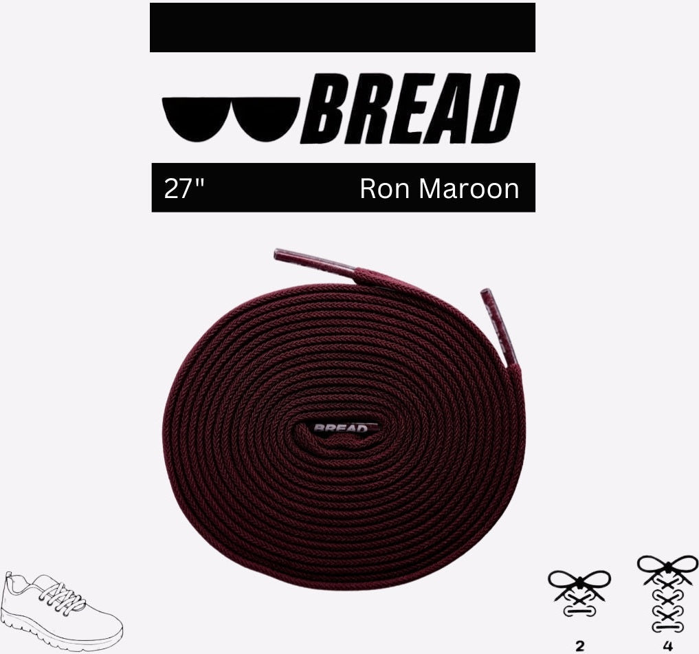 Bread Elastic Shoelace - Ron Maroon