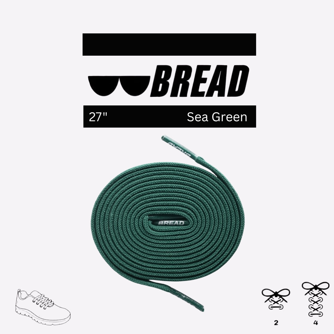 Bread Elastic Shoelace - Sea Green