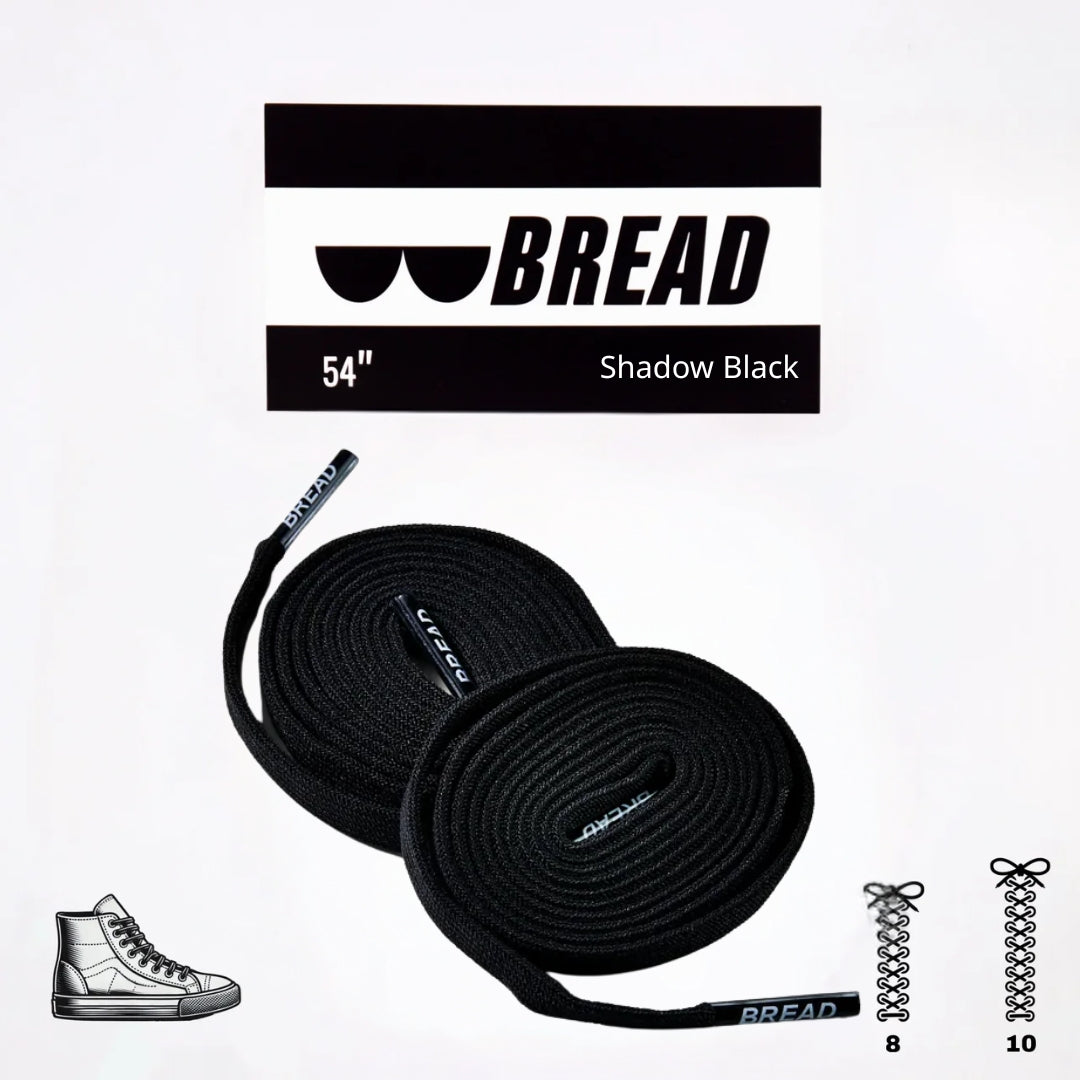 Bread Elastic Shoelace - Shadow Black