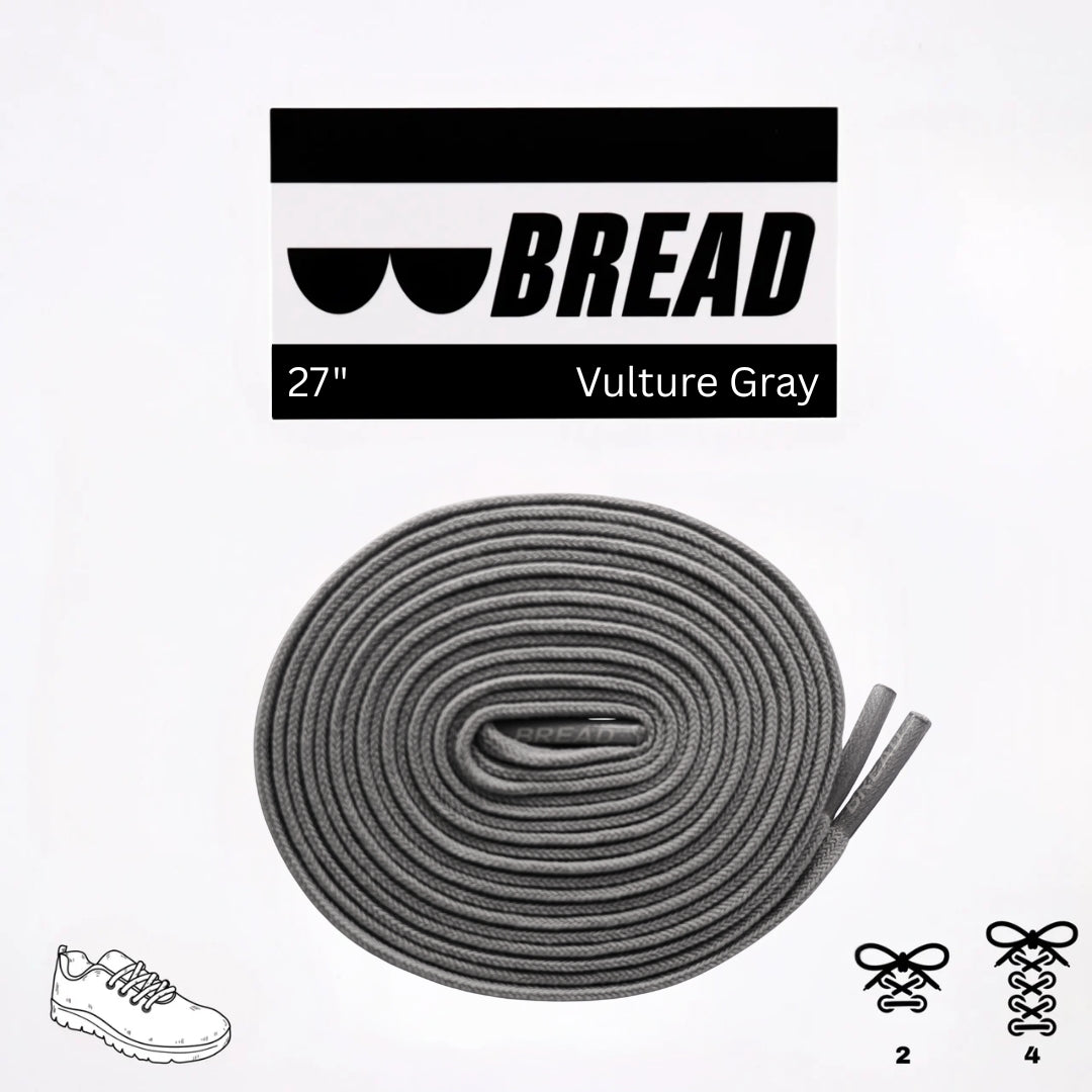 Bread Elastic Shoelace - Vulture Gray