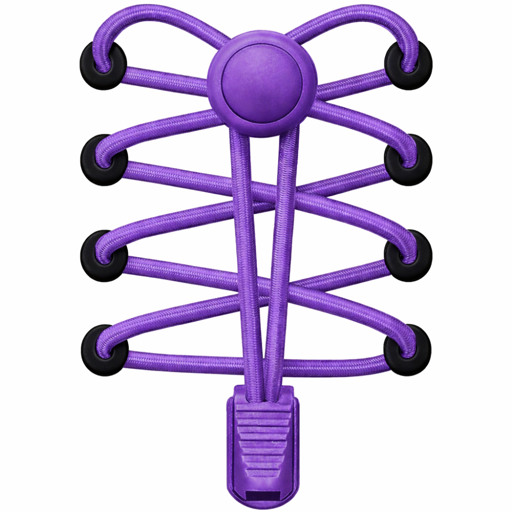 Bread Round Locks Elastic - Elite Purple