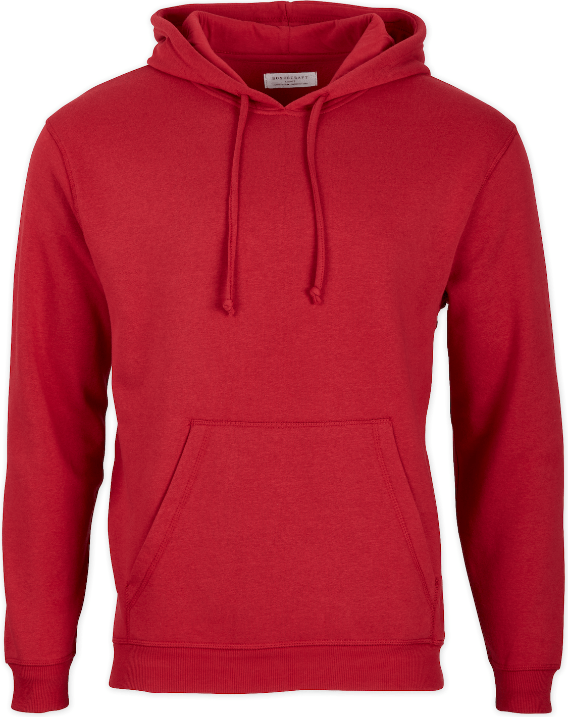 BRICK RED BOXERCRAFT FLEECE HOODIE  grouped