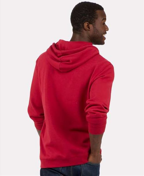 Brick Red Fleece Hooded Pullover - BM5302