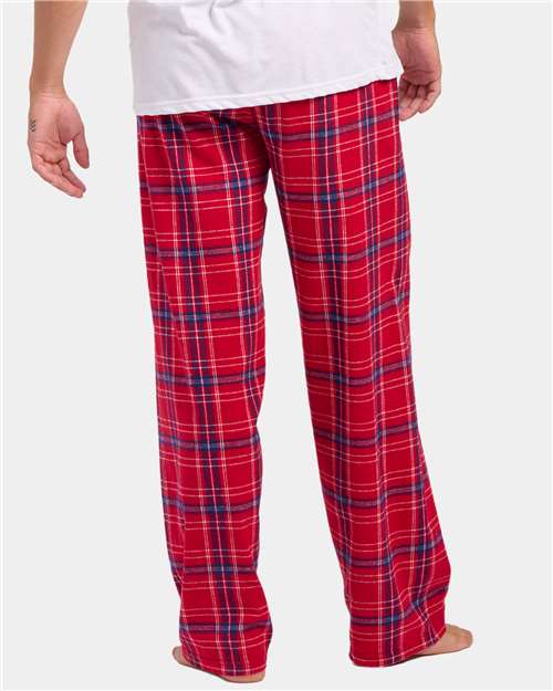 Brick Red Kingston Harley Flannel Pants - BM6624