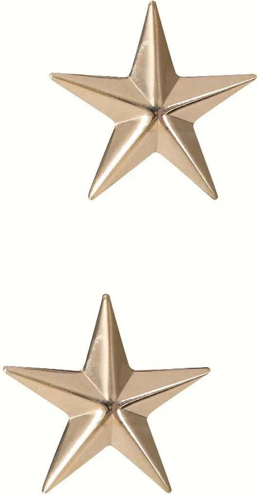 Brigadier General Insignia Stars - Gold