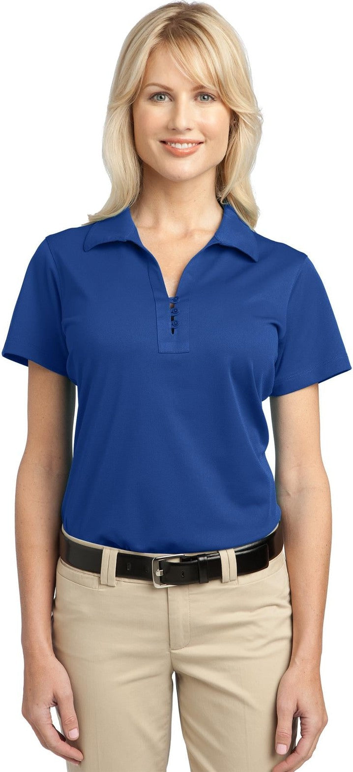Bright Royal Port Authority Women's Tech Pique Polo. L527