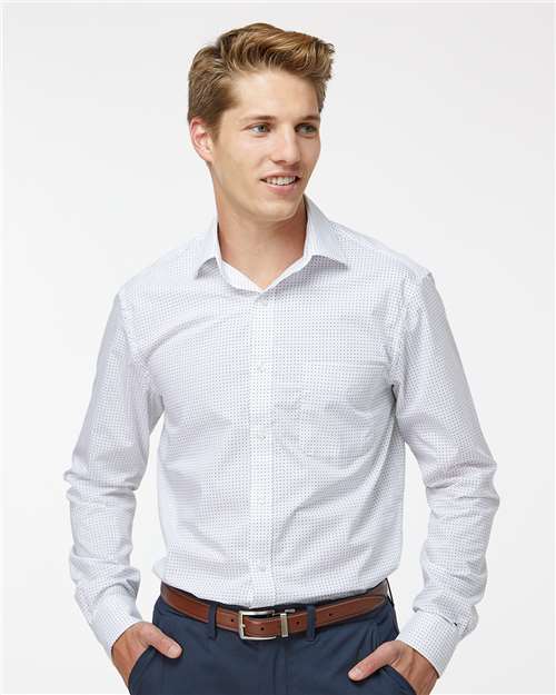 Bright White Polka Dot Shirt - 13TH105