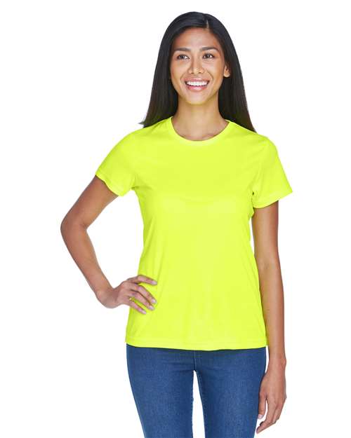 Bright Yellow Women&#39;s Cool &amp; Dry Sport Performance Interlock T-shirt - 8420L