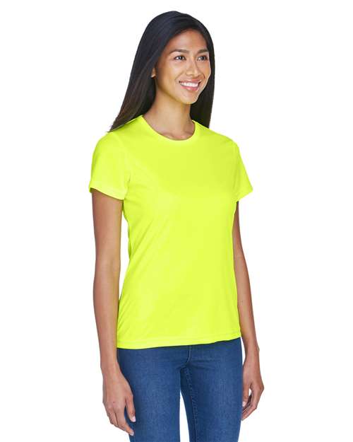 Bright Yellow Women&#39;s Cool &amp; Dry Sport Performance Interlock T-shirt - 8420L