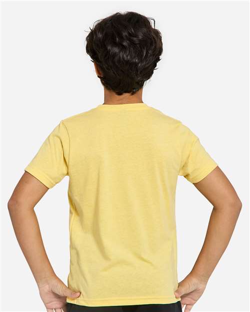 Bright Yellow Youth Epic Cotton T-Shirt - T1000B