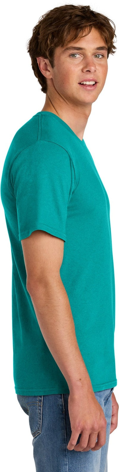 BrightAqua Port & Co Easy Cotton Tee PC43