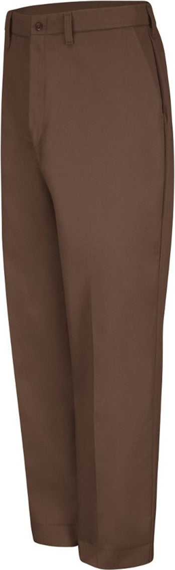 Brown - 34I Red-E-Prest® Work Pants - PT10