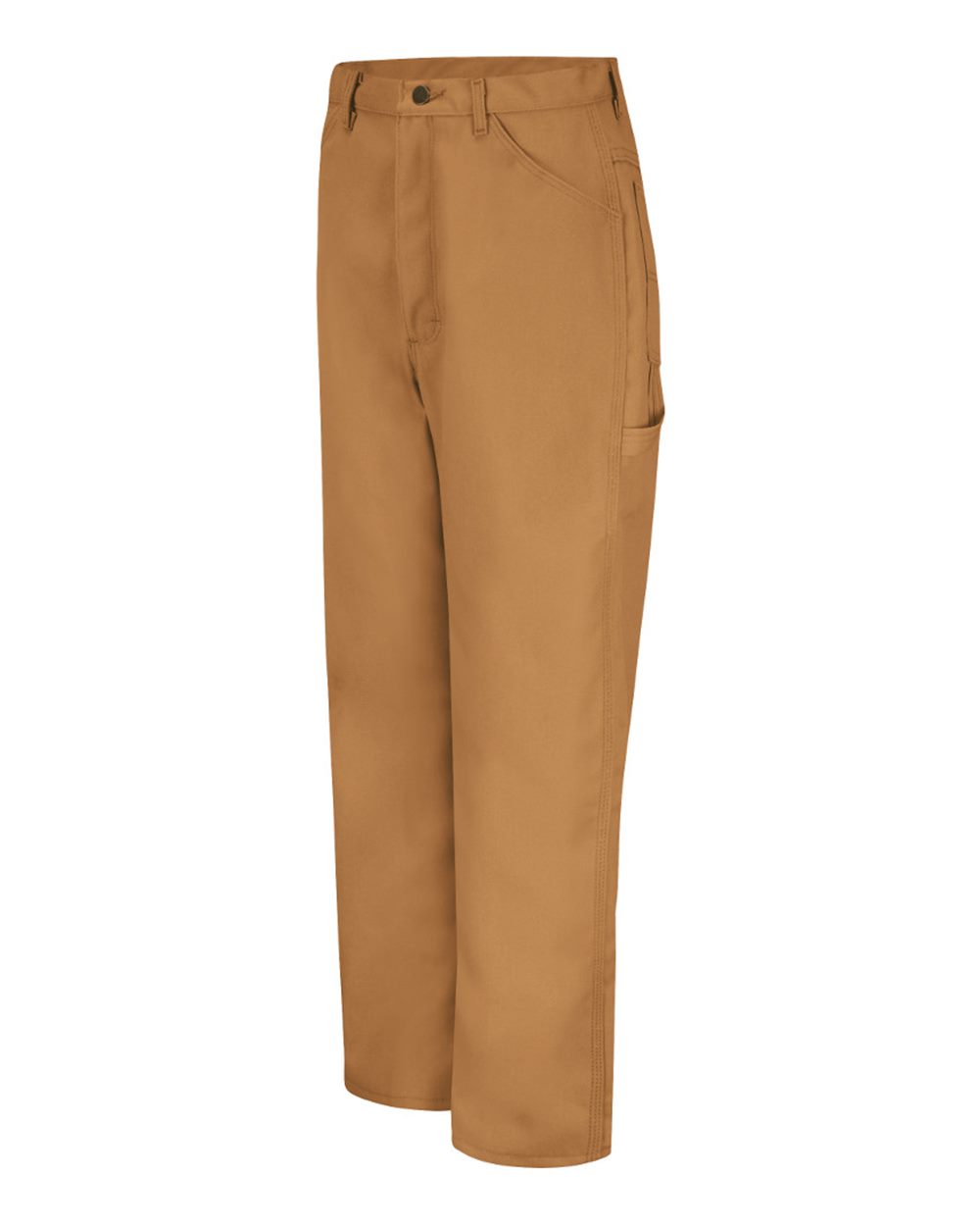 Brown Duck - Unhemmed Duck Dungaree Pants - Extended Sizes - PD30EXT